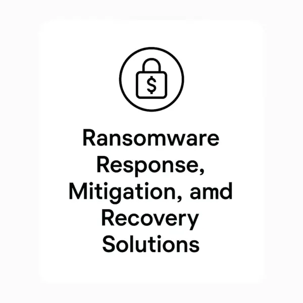 Ransomware Response, Mitigation, and Recovery Solutions