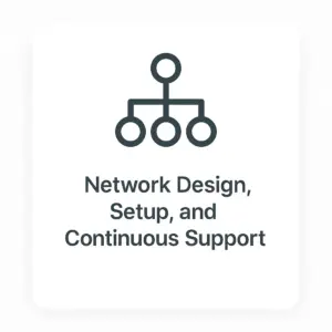 Network Design, Setup, and Continuous Support