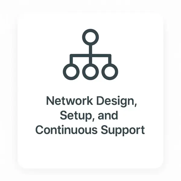 Network Design, Setup, and Continuous Support